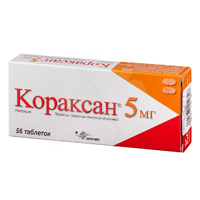 Кораксан таблетки 5мг фото