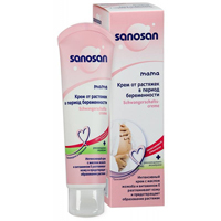 Крем &quot;Sanosan&quot; от растяжек во время беременности 100мл фото