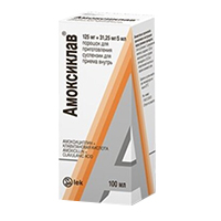 порошок 125мг+31,25мг/5мл 100мл фото