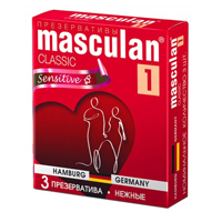 Презервативы "Masculan" 1 Classic Sensitive (нежные) фото