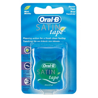 Зубная лента "Oral-b Satin Tape" мятная 25м фото