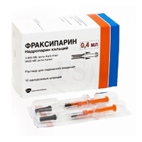 Фраксипарин раствор для инъекций 9500МЕ анти-Ха/мл 0,4мл фото