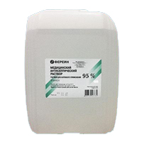 Медицинский антисептический раствор раствор 95% 1кг фото