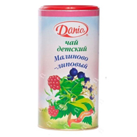 Чай "Dania" малиново-липовый с 7 месяцев 200г фото