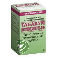Табакум композитум-ГФ гранулы 8г фото