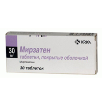 Мирзатен таблетки 30мг фото