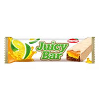 Мюсли батончик с желе лимон-лайм в йогуртовой глазури 40г фото