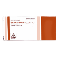 Эналаприл-Аджио таблетки 5мг фото