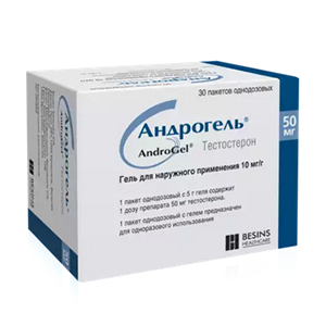Андрогель гель 10мг/г 5г фото