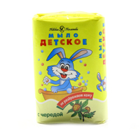 Мыло &quot;Невская Косметика Детское&quot; с чередой 90г фото