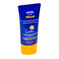 Крем &quot;Nivea Sun&quot; солнезащитный для лица СЗФ 10 50мл фото