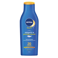 Лосьон &quot;Nivea Sun&quot; солнцезащитный СЗФ 20 200мл фото