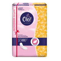 Прокладки "OLA!" Classic Normal с мягкой поверхностью (без крылышек) фото