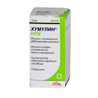 Хумулин НПХ суспензия для инъекций 100МЕ/мл 10мл фото
