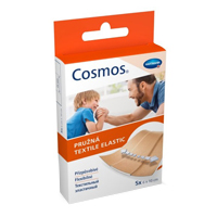 Пластырь "Cosmos Textil Elastic" эластичный цвета кожи 6х10см фото