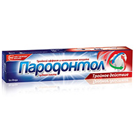 Зубная паста "Пародонтол" Тройное действие 63г фото
