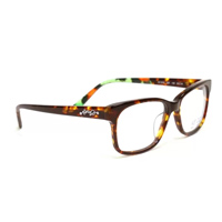 Оправа очковая женская комбинированная, цветная, с флексовым заушником "Кензо" фото