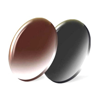 Линза очковая фотохромная "ФХС" -0,5Д, d 65-70мм коричневая фото