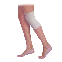 Наколенник компрессионный Спортфикс цв. белый, шир. 26см, разм. M фото