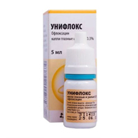 Унифлокс капли глазные и ушные 0,3% 5мл фото
