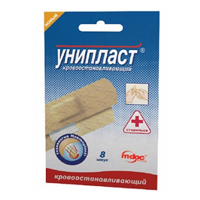 Лейкопластырь "Унипласт кровоостанавливающий" 1,9 х 7,2см фото
