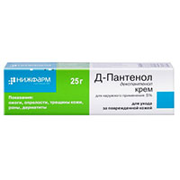 Д-Пантенол крем 5% 25г фото