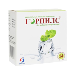 Горпилс растительные пастилки пастилки со вкусом ментола-эвкалипта 2,5г фото