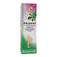 Гель для ног "С охлаждающим эффектом" серии "Botanica" 100мл фото