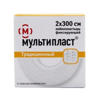 Лейкопластырь "Мультипласт" фиксирующий 2х300см фото