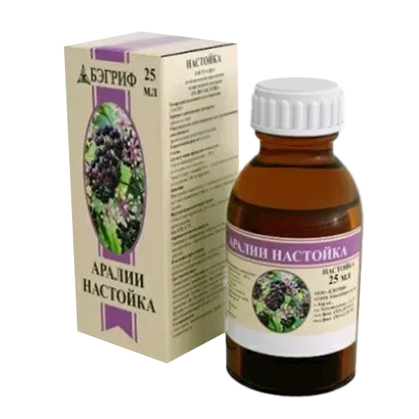 Аралии настойка настойка 25мл фото