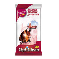 Салфетки "OptiClean" влажные для оптики фото
