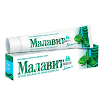 Зубная паста "Малавит Дент" Мята 75г фото