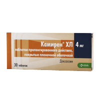 Камирен ХЛ таблетки с модиф. высв. 4мг фото