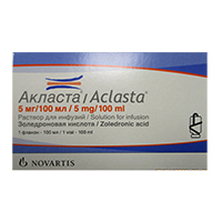 Акласта раствор для инъекций 5мг/100мл 100мл фото