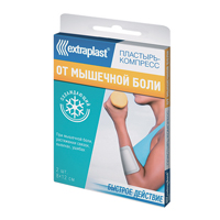 Лейкопластырь "Extraplast" Охлаждающий от мышечной боли 8х12см фото
