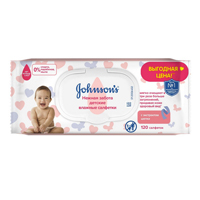 Салфетки "Джонсонс" "Нежная забота" влажные детские фото