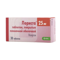Лориста таблетки 25мг фото