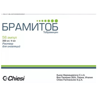Брамитоб раствор для ингаляций 300мг/4мл фото