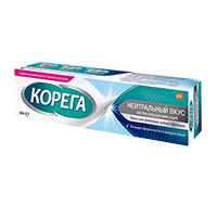 Корега крем для фиксации зубных протезов &quot;Нейтральный вкус&quot; 40г фото
