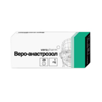 Веро-Анастрозол таблетки 1мг фото