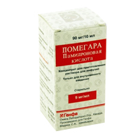 Помегара концентрат для приготовления инъекционного раствора 9мг/мл 10мл фото