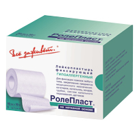 Лейкопластырь "РолеПласт" фиксирующий 10смх10м фото