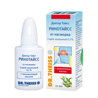 Доктор Тайсс Ринотайсс спрей назальный 0,1% 10мл фото