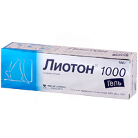 Лиотон 1000 гель 1000МЕ/г 100г фото