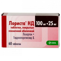 Лориста НД таблетки 100мг+25мг фото