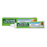 Зубная паста "Лесной бальзам" с экстрактом ромашки и маслом облепихи на отваре трав 75мл фото