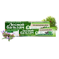 Зубная паста "Лесной бальзам" с экстрактом шалфея и алоэ-вера на отваре трав 75мл фото