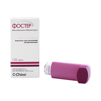 Фостер аэрозоль 100мкг+6мкг/доза (120 доз) фото