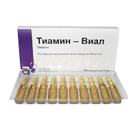 Тиамин-Виал раствор для внутримышечных инъекций 50мг/мл 1мл фото