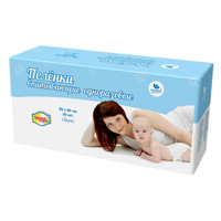 Пеленки "Пелигрин" впитывающие 60 х 60см фото